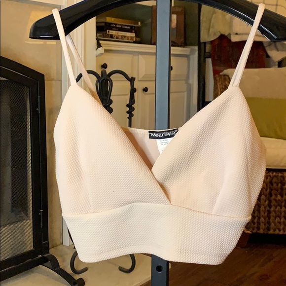 Wearever blush crop top size large - Picture 1 of 4